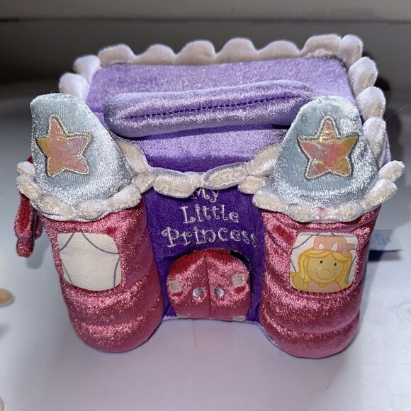 Baby Gund My Little Princess plush castle with princess, frog & magic wand - Picture 2 of 14